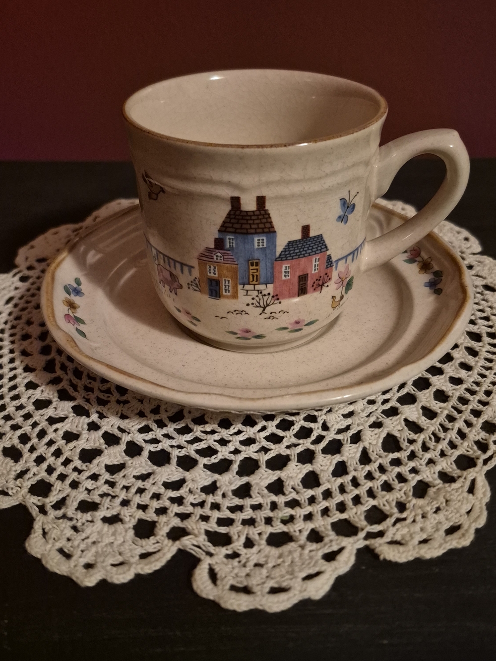 Vintage Heartland Cup And Saucer